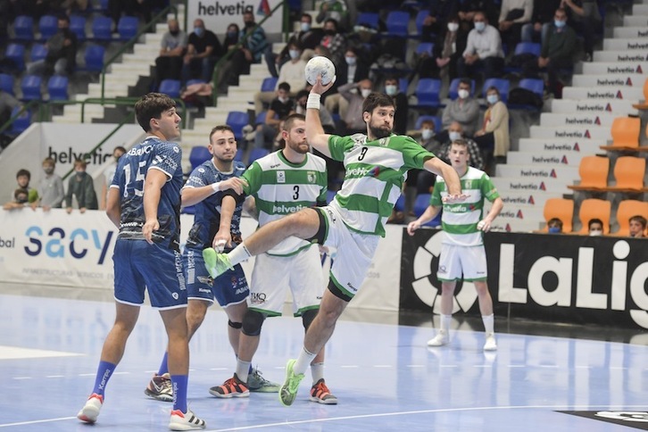 Ibai Meoki, uno de los destacados del triunfo de Anaitasuna.