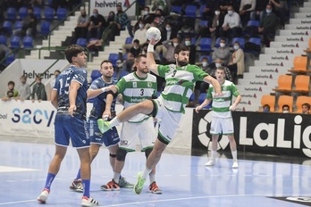 Ibai Meoki, uno de los destacados del triunfo de Anaitasuna.