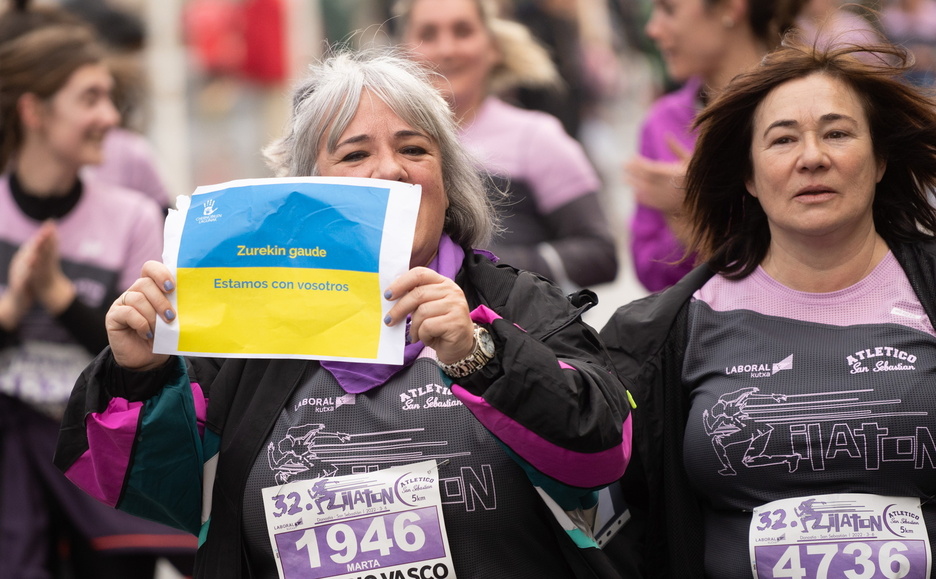 Ukrainiaren aldeko keinua Lilatoian.