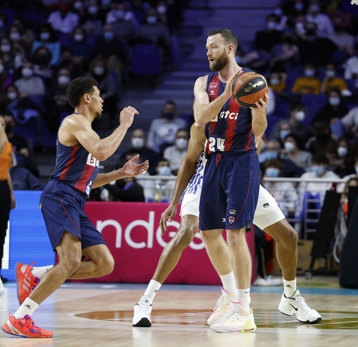 Costello y Baldwin, dos de los destacados de la remontada del Baskonia.