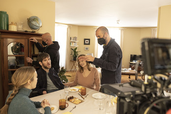 Imagen del rodaje de 'La consagración de la primavera'.