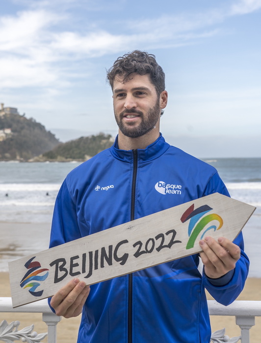 Lucas Eguibar, en el paseo de la Concha. 