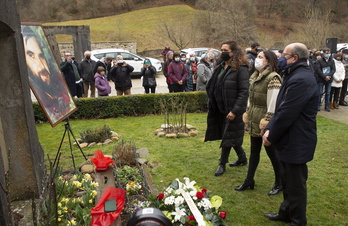 Mikel Zabalzari omenaldia Orbaitzetan.