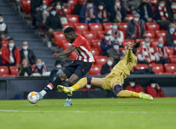 Iñaki Williams ha sido el autor del segundo gol del Athletic.