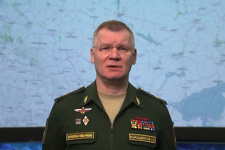 El portavoz del Ministerio de Defensa ruso, Igor Konashenkov, ha denunciado que Ucrania desarrolla armas químicas con el apoyo de EEUU.