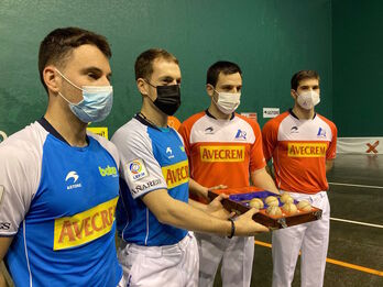 Laso-Imaz eta Elezkano II.a-Zabaleta, asteazken honetan Eibarko Astelenan.