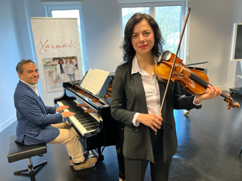 Okiñena y Gourdjia han presentado el disco ‘Xarma’.