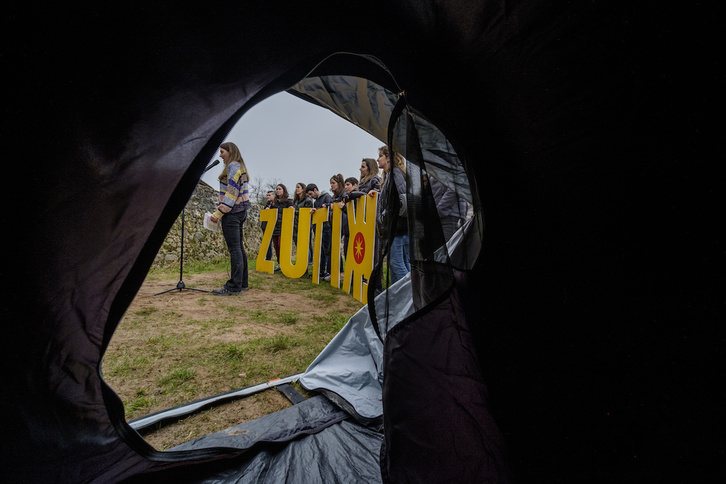 Ernai gazte antolakundeak Gazte Martxaren egitaraua aurkeztu du.
