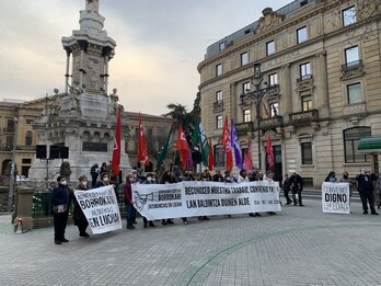 Sindikatuen arabera, hitzarmenak Nafarroako 70 zentro baino gehiagotan lan egiten duten 4.500 pertsona baino gehiagoren lan-baldintzak hobetzeko balio behar du.