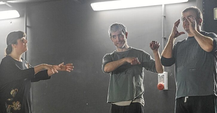 Gaizka Sarasola, erdian. (Andoni Canellada | Foku)