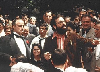 Imagen tomada en el rodaje de ‘El Padrino’