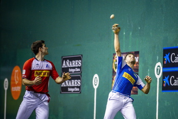 La defensa de Ander Imaz ha sido vital en el triunfo de los de Baiko.