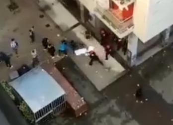 El momento del disparo, ¿pelota de foam o salva?