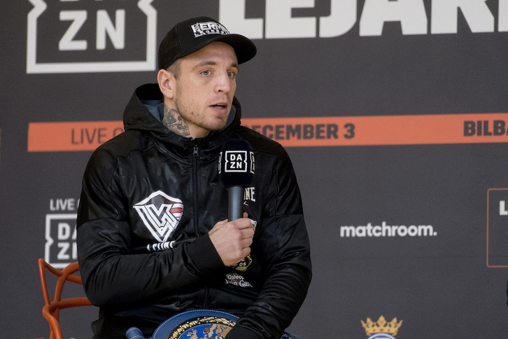 Kerman Lejarraga peleará por el título Continental WBA del superwelter este próximo 20 de mayo.