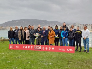 Kopako azken fasean jokatuko duten zortzi taldeetatik seiko ordezkariak egon dira zozketan.