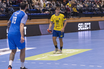Victor Rodriguez, denboraldi honetako partida batean.