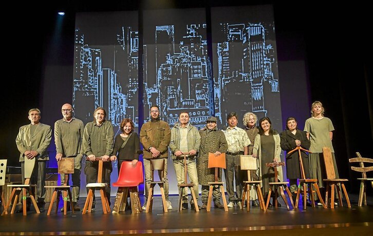 «Aporofobia Stop» sormen proiektuko partaideak.