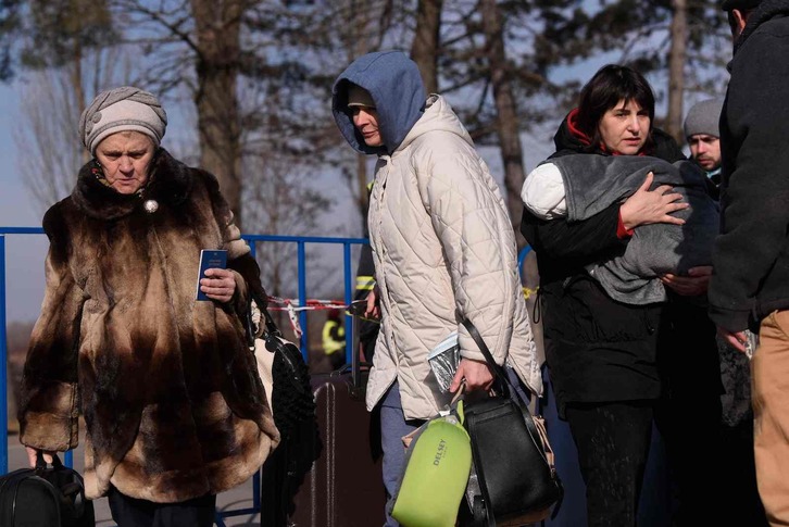 Refugiados ucranianos en Rumanía.