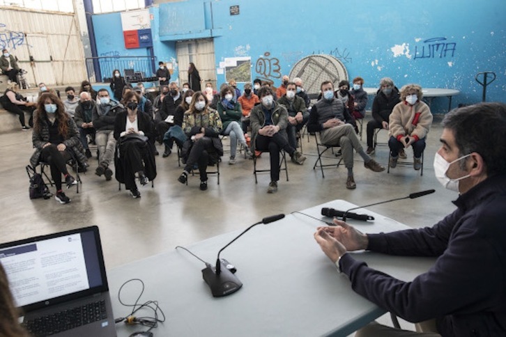 La primera reunión abierta sobre el nuevo proceso participativo se llevó a cabo el domingo en Igeldo.