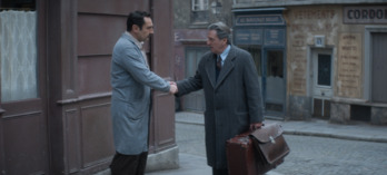 Mercier (Gilles Lellouche) y su jefe Hoffmann (Daniel Auteuil).