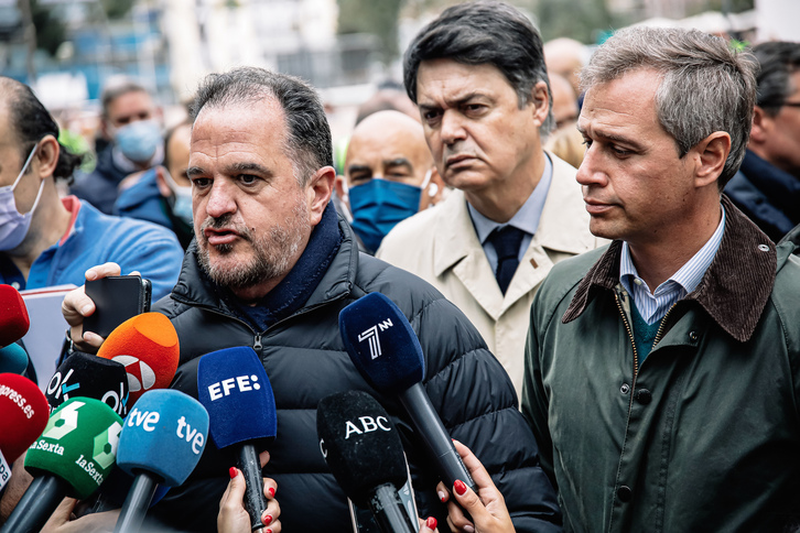 Iturgaiz (PP) se ha desplazado desde Euskal Herria a Madrid.