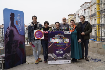 Gasteizen astelehen honetan egindako agerraldia.