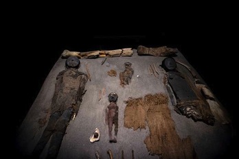 Momias de la cultura Chinchorro en el museo arqueológico de San Miguel de Azapa, en Arica, Chile.