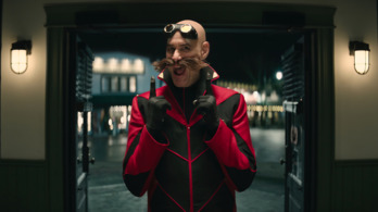 Jim Carrey repite de nuevo como el villano Dr Robotnik.