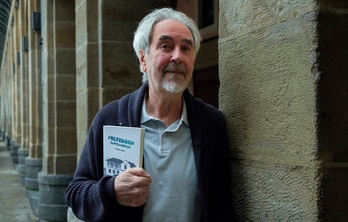 Joxean Agirre idazlea, ostegun honetan Donostian.