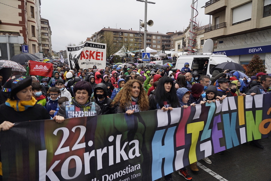 Lasterketa abiatu aurretik zain.