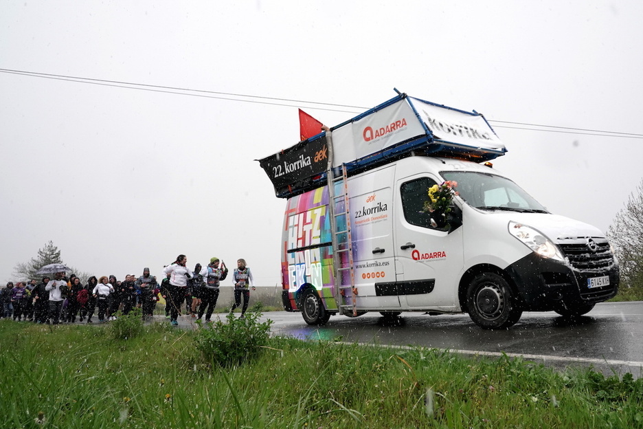 Korrika Gasteizerra iritsi den unea. 