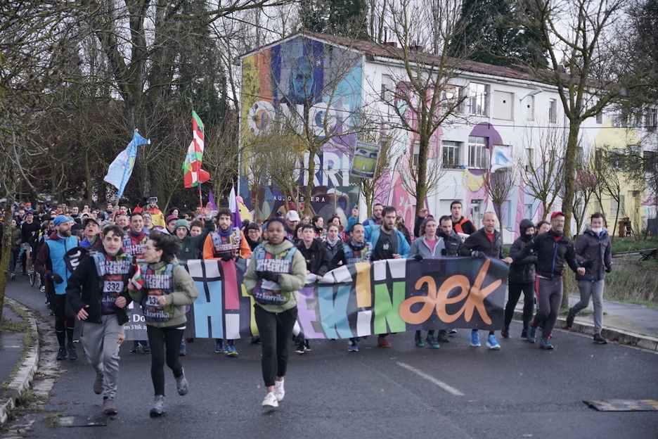 Korrika Errekaleorrera iritsi da. 