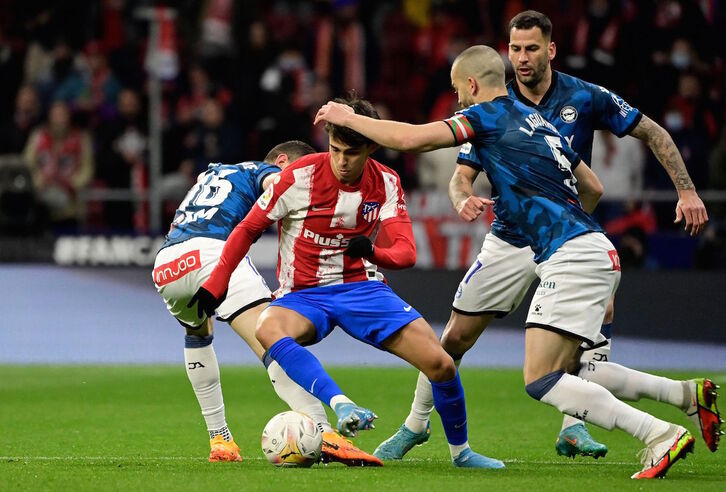 Joao Félix ha anotado dos goles para el Atlético ante el Alavés.