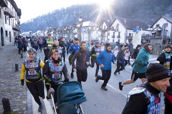 Korrika, Otsagabian.