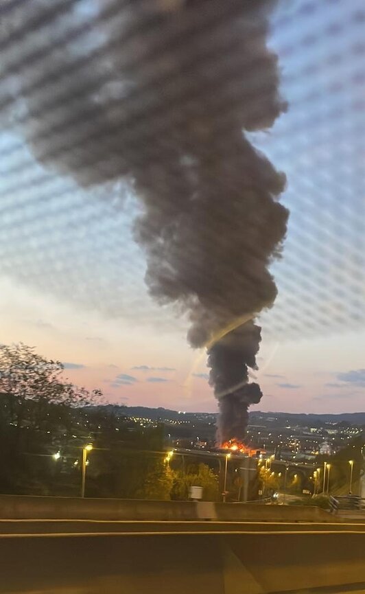 El fuego, en su fase inicial.