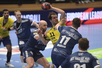 Kauldi Odriozola bikain aritu da erasoan Bidasoarentzat.