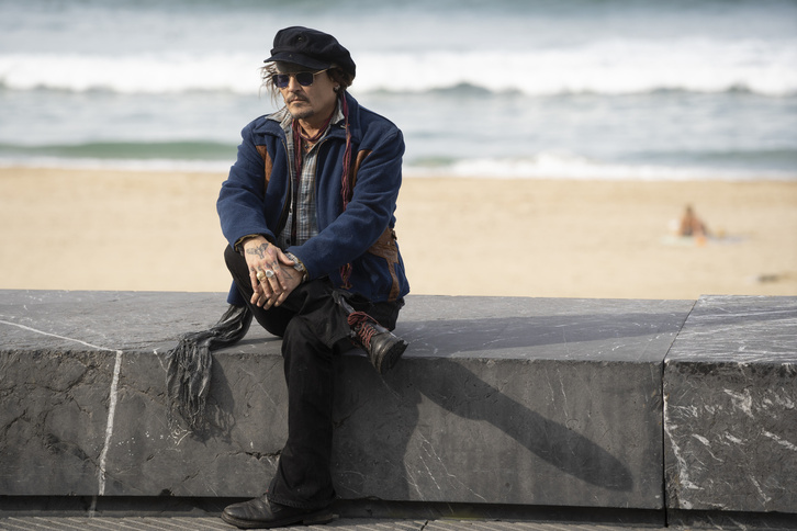 Johnny Depp acudió a Zinemaldia para recoger su polémico Premio Donostia 2021.