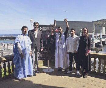 La comparecencia ha tenido lugar en el teatro Victoria Eugenia de Donostia.