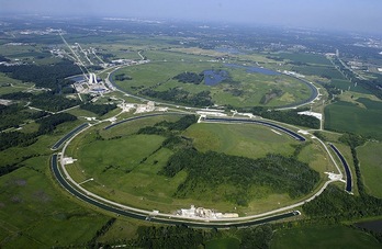 Instalaciones de Fermilab, el laboratorio de aceleración y física de partículas de EEUU, cerca de Chicago.