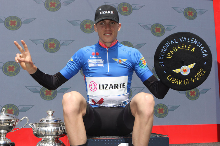 Jaime Castrillo ha añadido el Valenciaga a sus victorias en Lizarra y Gorla.