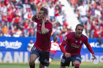El triunfo frente al Alavés ha permitido a Osasuna superar la cuarentena de puntos.