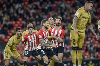 Martxo hasieran, Levanteren kontra jokatutako partidan, lesionatu zen Iñigo Martinez.