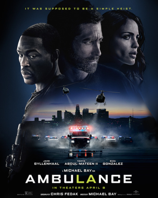 Cartel con Yahya Abdul-Mateen II, Jake Gyllenhaal y Eiza Gonzalez.