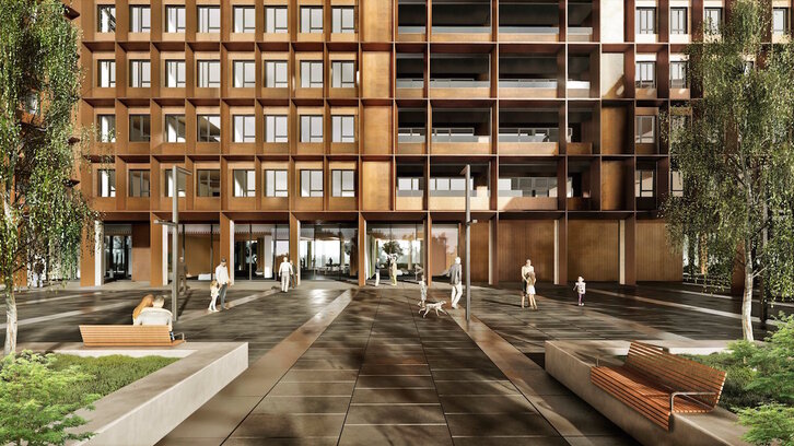 Imagen virtual del futuro centro Adinberri.