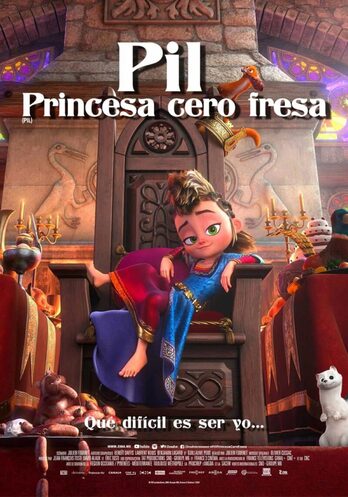 Cartel que quiere alejar a la heroina Pil de los cuentos de princesas.