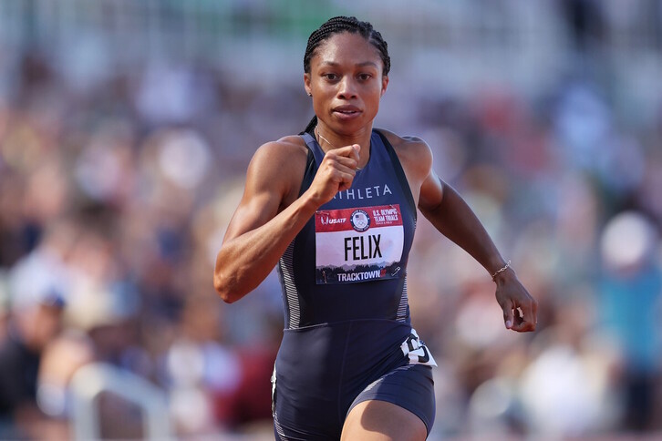 Allyson Felix, en una foto de archivo.
