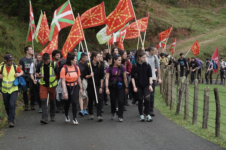 Ernaik ‘BostEHun eta zutik!’ da aurtengo gazte martxaren leloa.