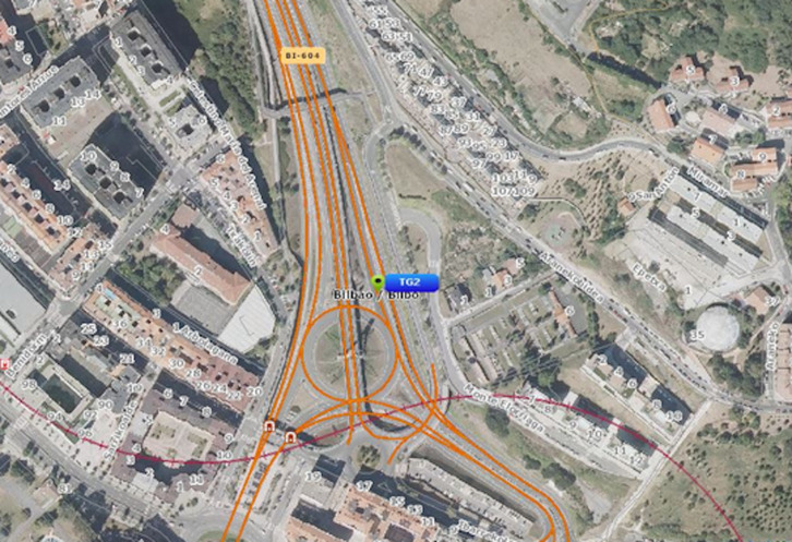 Lugar donde se ha producido el accidente.