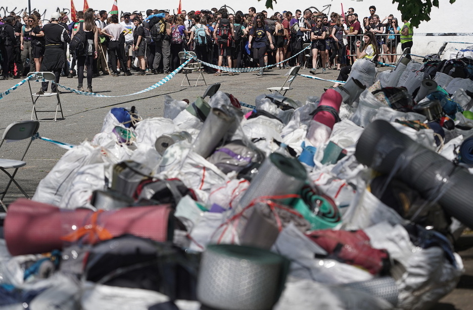 Arratsaldean heldu dira gazteak Elizondora.