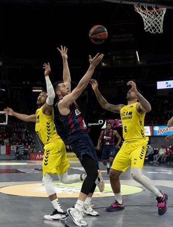 Alec Peters, uno de los titulares que Neven Spahija más exprime.